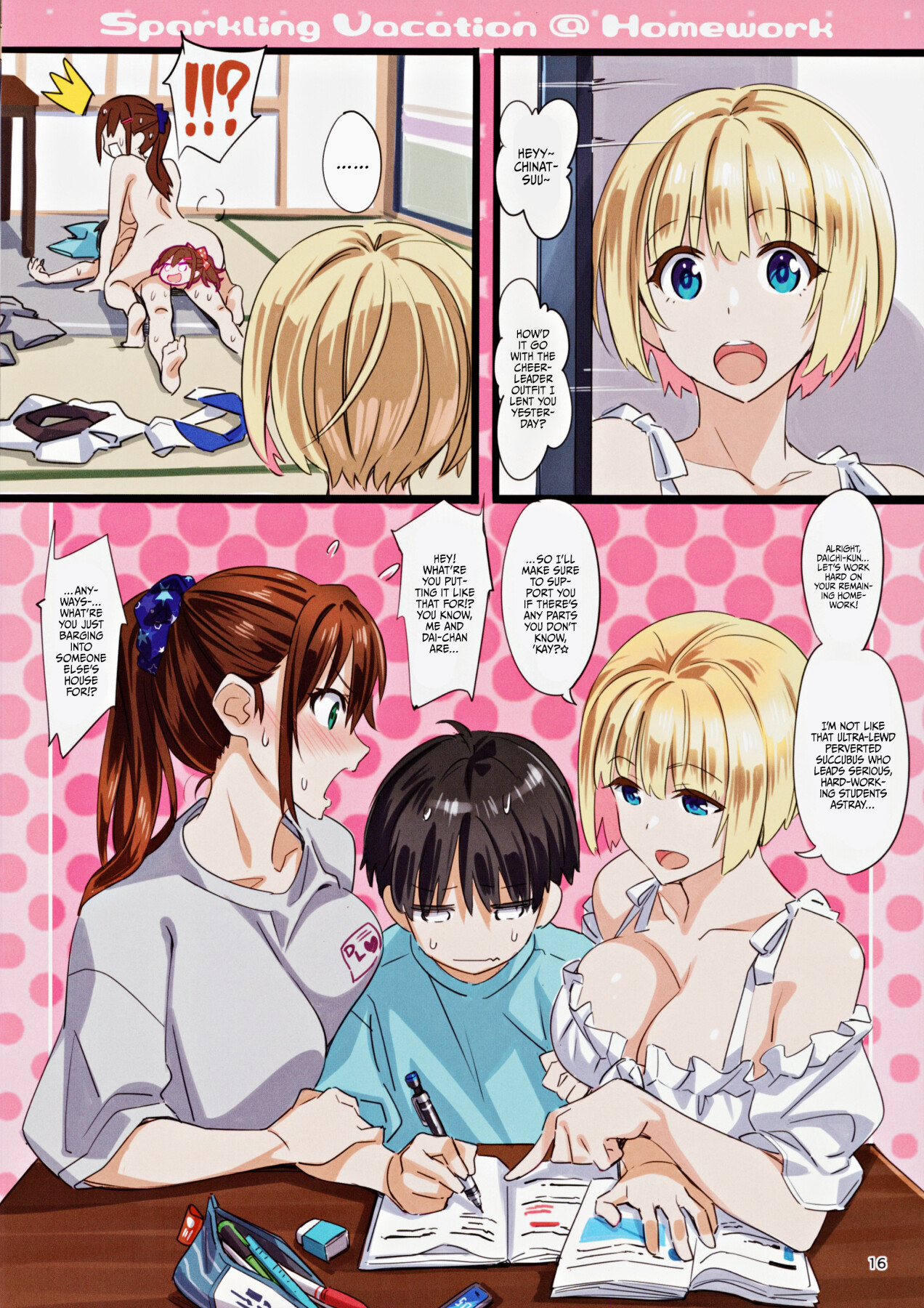Hentai Manga Comic-Sparkling Vacation @ Homework-Read-15